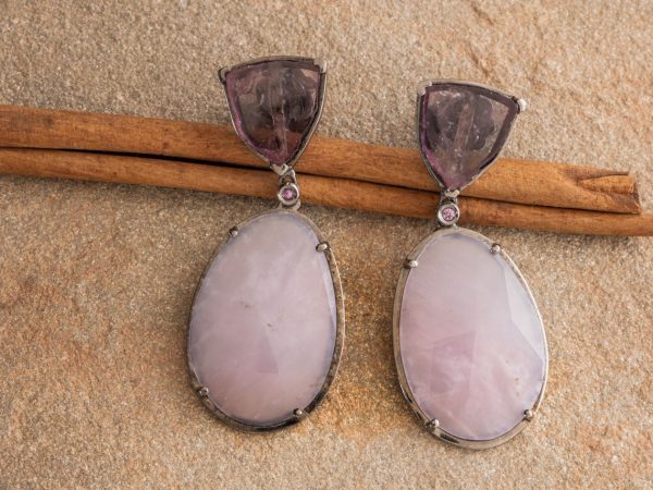 Pendientes Rosada