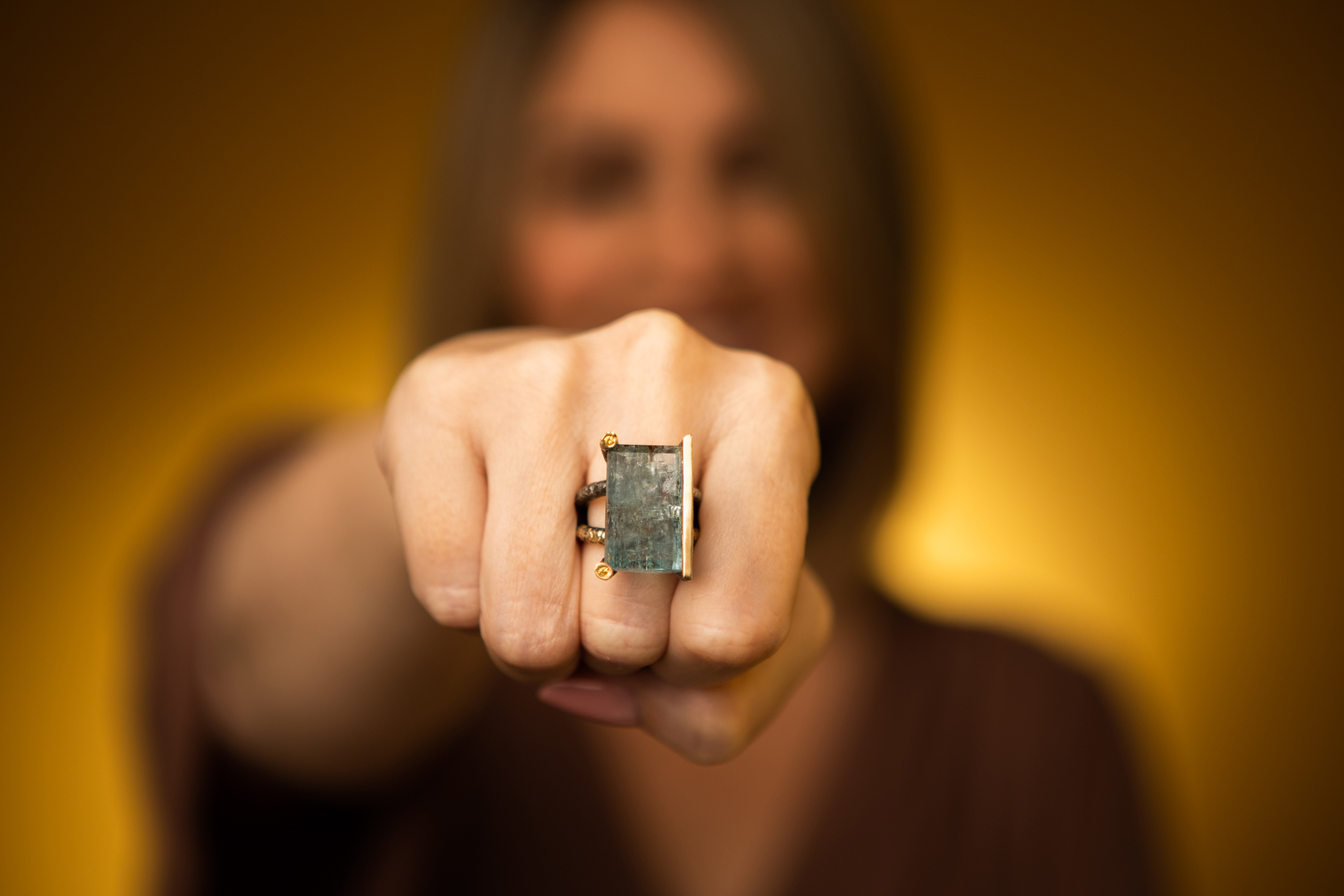 Anillo de Aguamarina Atolón Borealys - Imagen 4