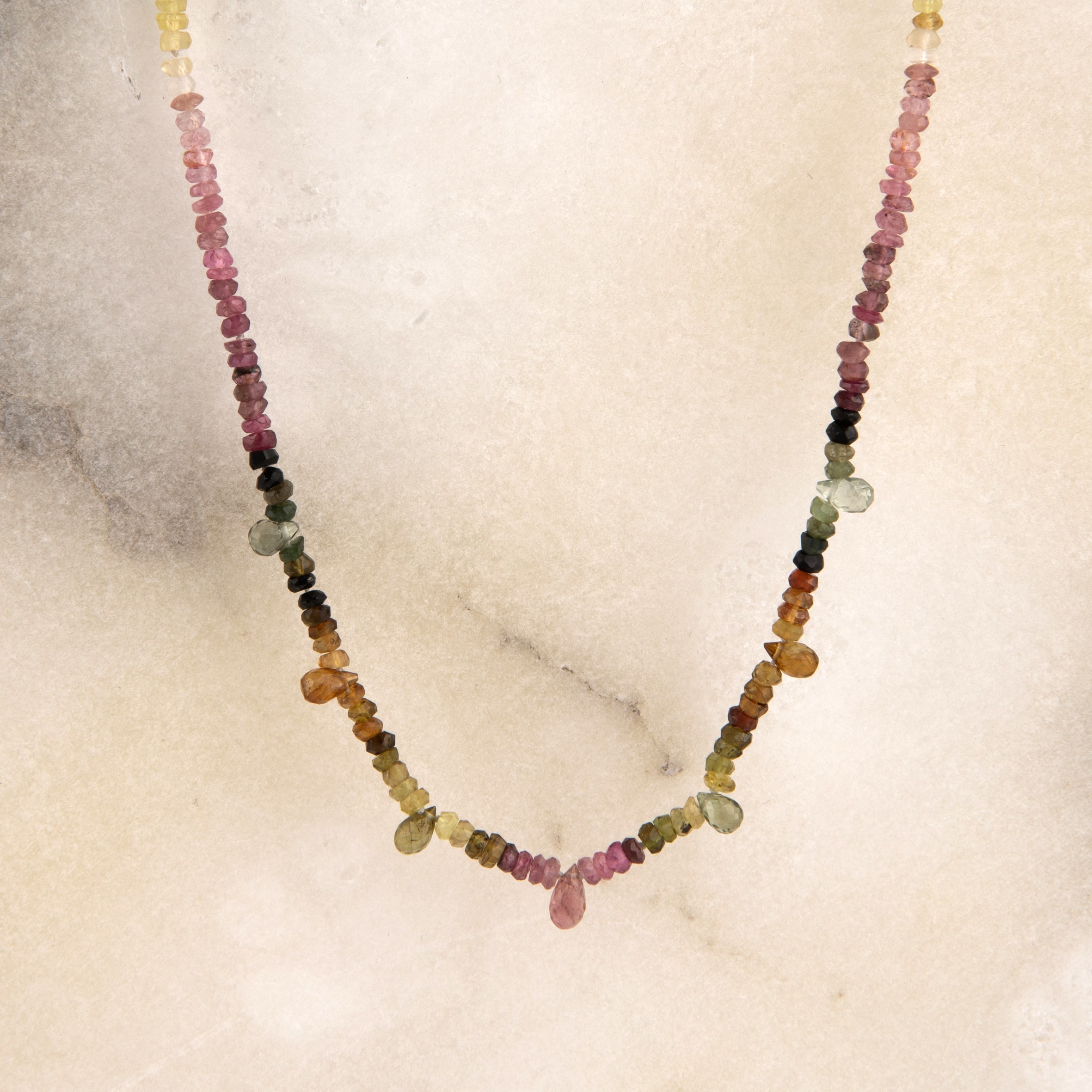 Collar de Turmalinas Multicolor Néctar Borealys