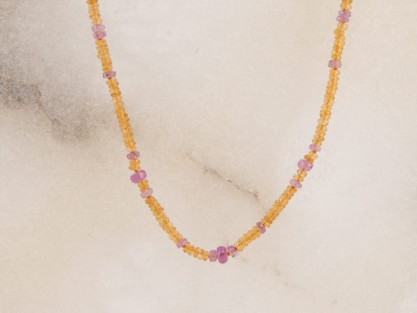 Collar de Zafiros Puesta de Sol Borealys