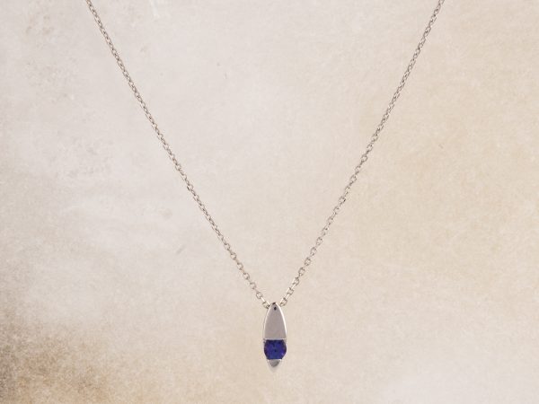 Colgante de Tanzanita Canoa Borealys