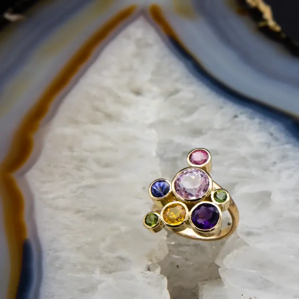 anillo de amatista