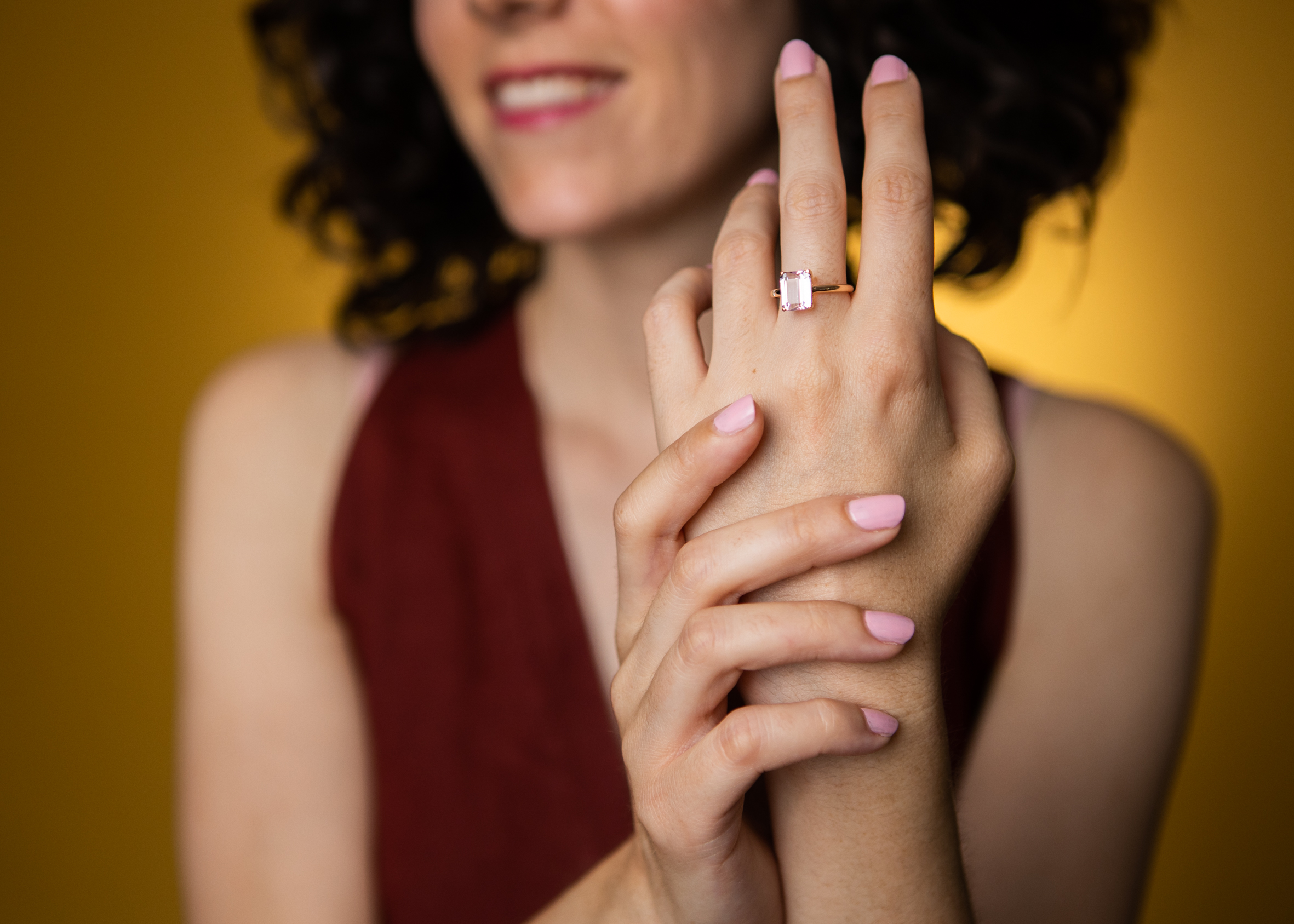 Anillo de Kunzita Borealys - Imagen 2