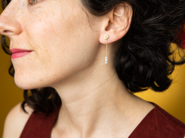 Pendientes de Perlas Rocío Borealys