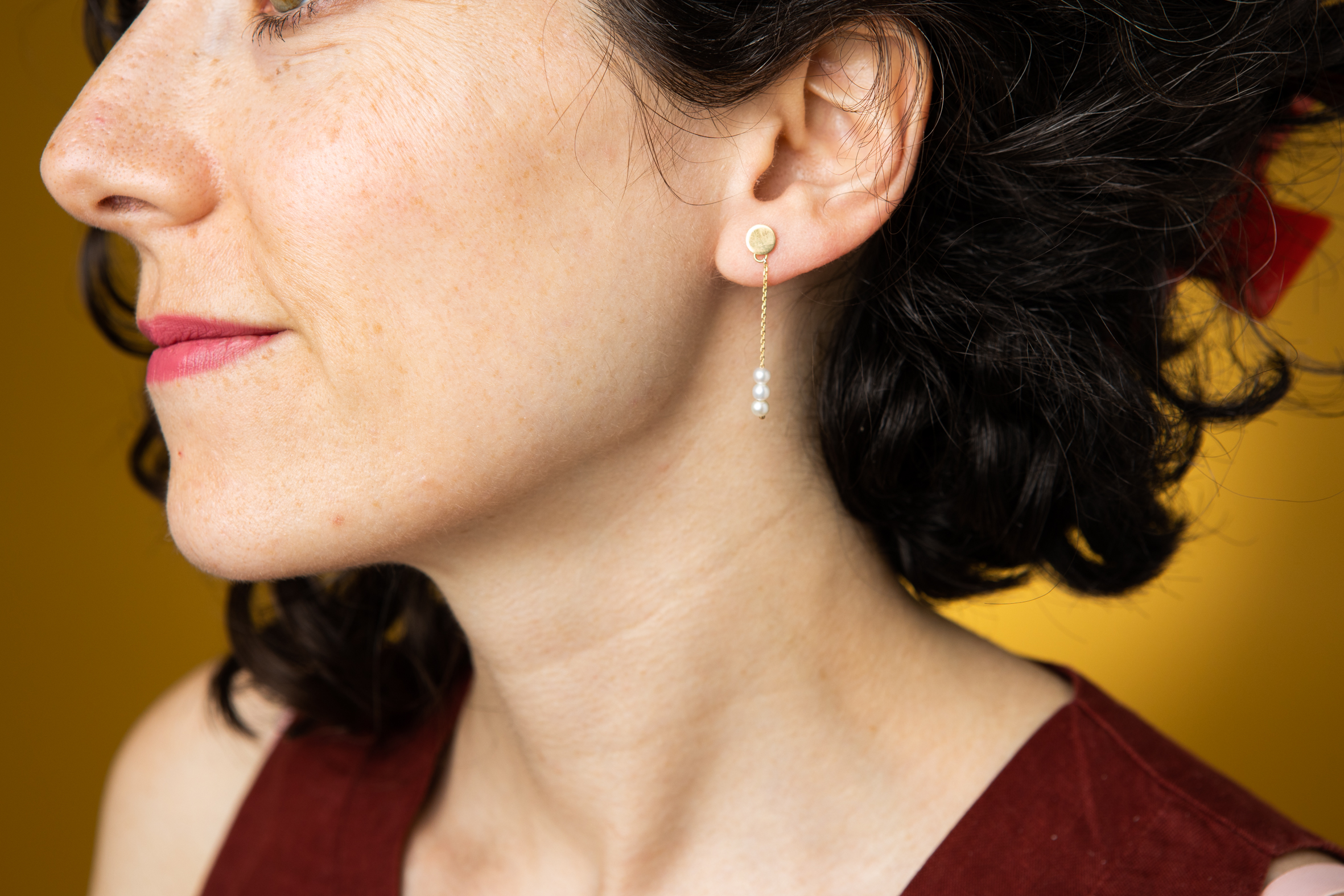 Pendientes de Perlas Rocío Borealys