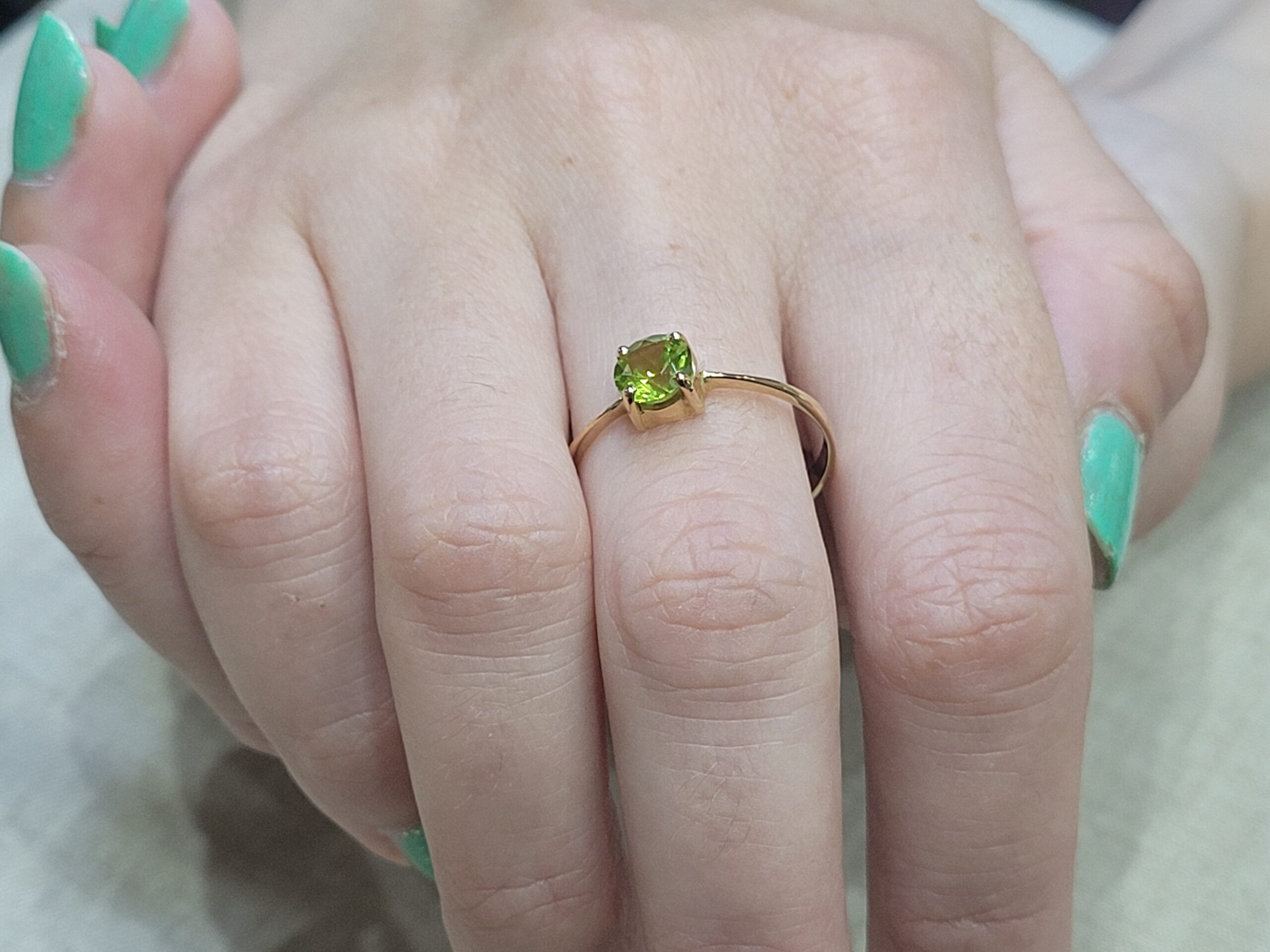 Anillo de Turmalina Pradera Borealys - Imagen 2